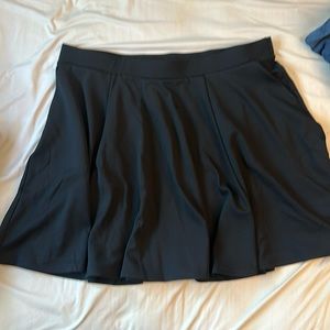 Torrid Black skater skirt with pockets